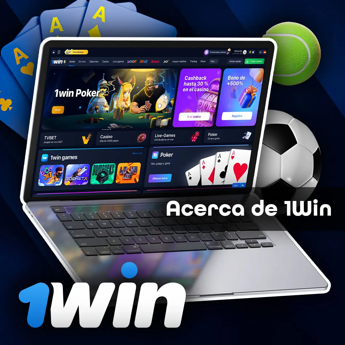 Portal oficial de 1win, casa de apuestas y casino en México.