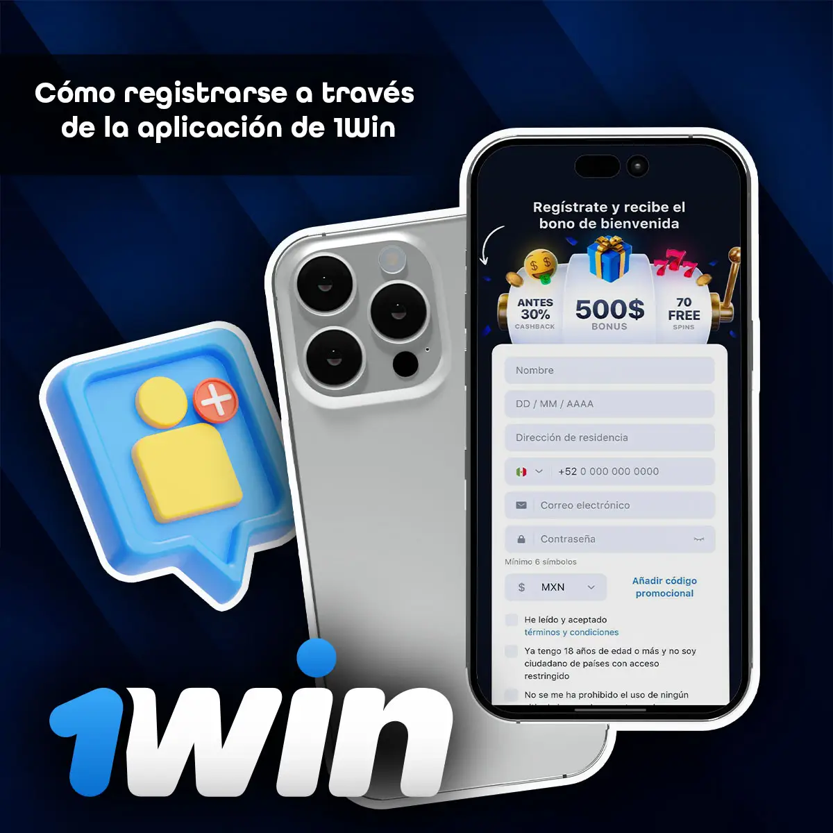 Guía para descargar la app 1Win México en tu dispositivo Android.
