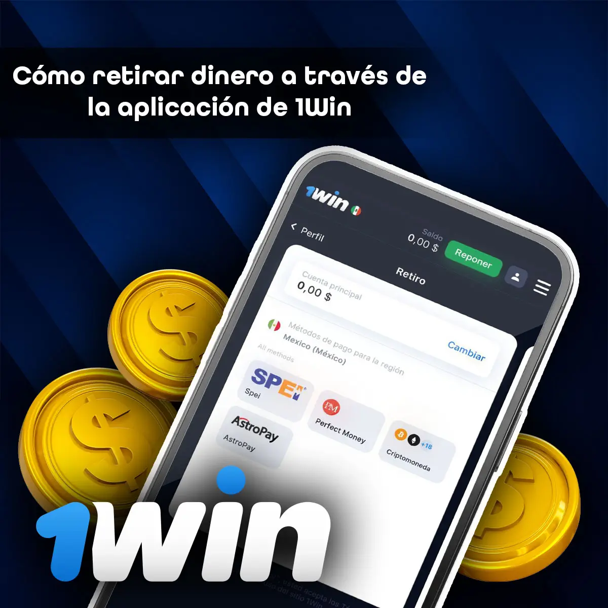 <b>Intuitiva y accesible:</b> La app de 1Win es fácil de manejar, con secciones bien definidas y un proceso de registro e inicio de sesión sencillo.