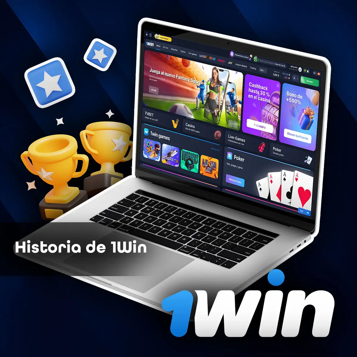 Historia de la casa de apuestas 1win