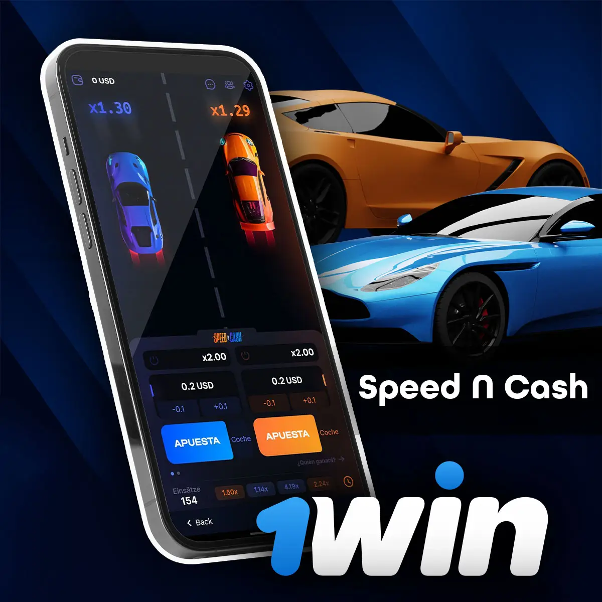 Disfruta de jugar al casino en línea Speed N Cash en la aplicación móvil de 1Win.