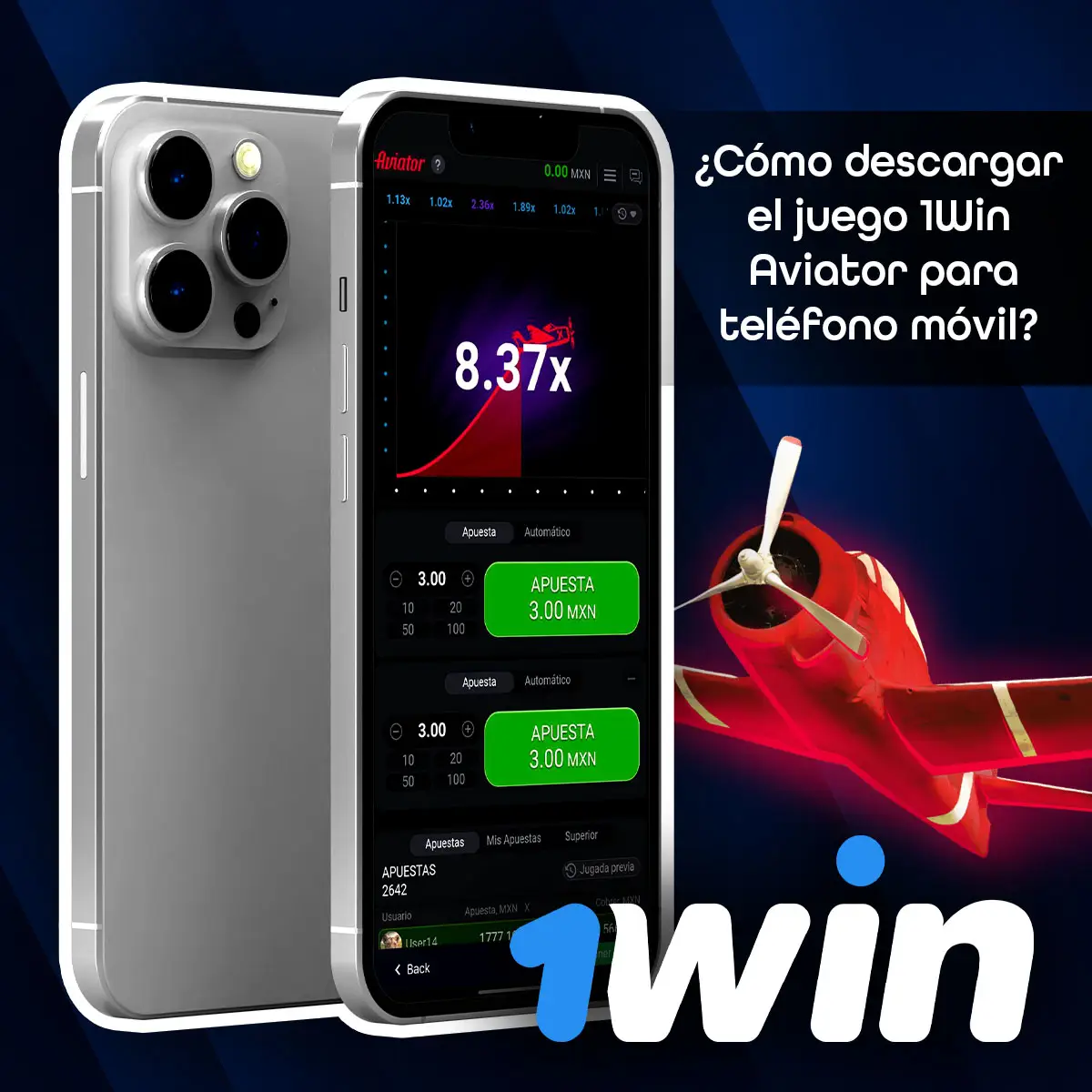 ¿Cómo instalar la aplicación de 1Win Aviator en Android o iOS?