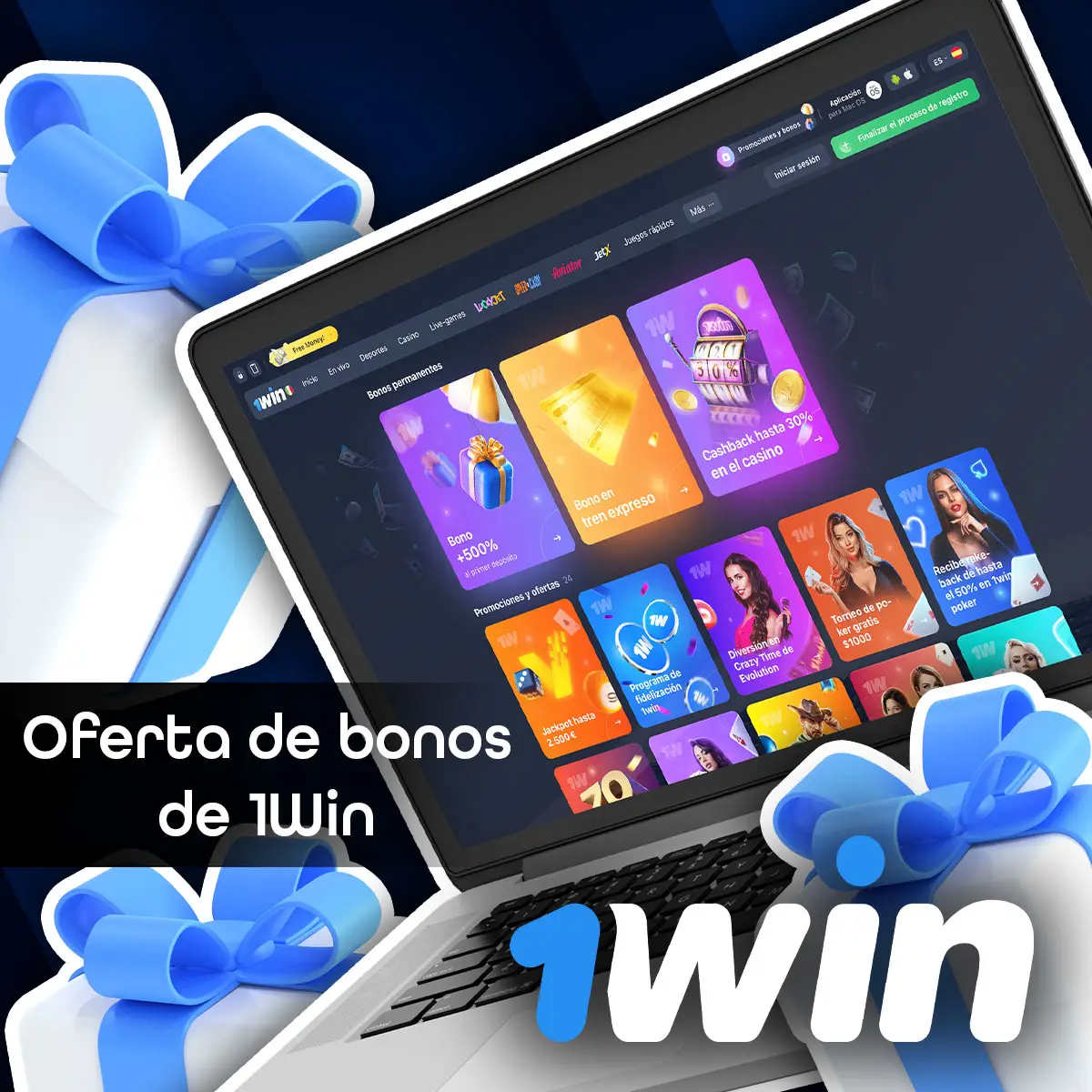 ¿Qué bonos tiene 1Win México para los nuevos jugadores?