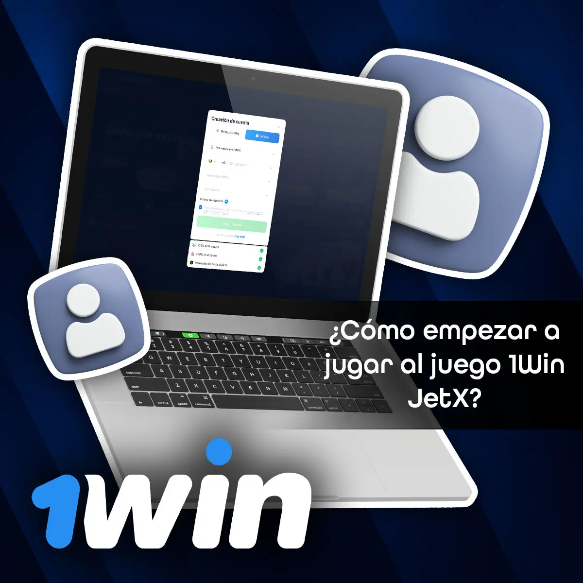 Regístrate en el sitio oficial de 1Win México y empieza tu aventura en JetX