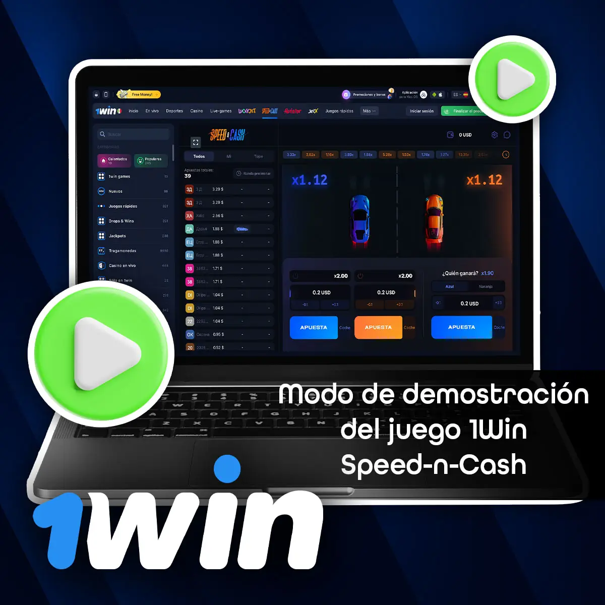 La versión demo de Speed-n-Cash es una excelente manera de practicar tu técnica.