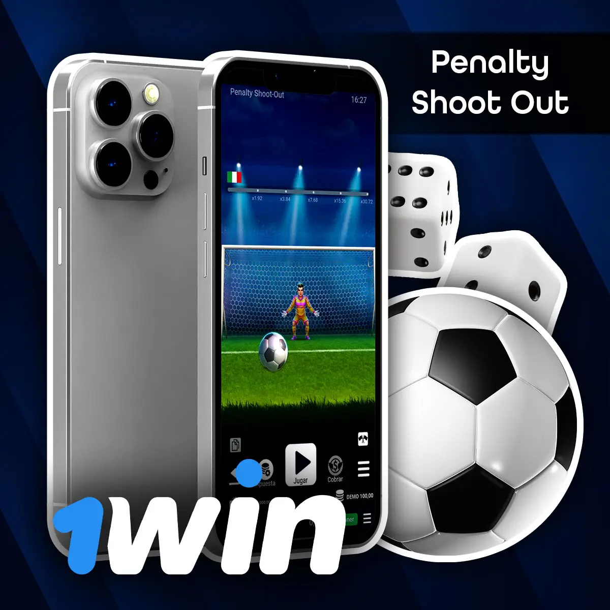 Reseña del juego Penalty Shoot Out en 1Win.
