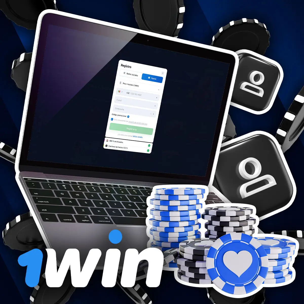 ¿Cómo dar el primer paso para jugar al Blackjack en 1Win?