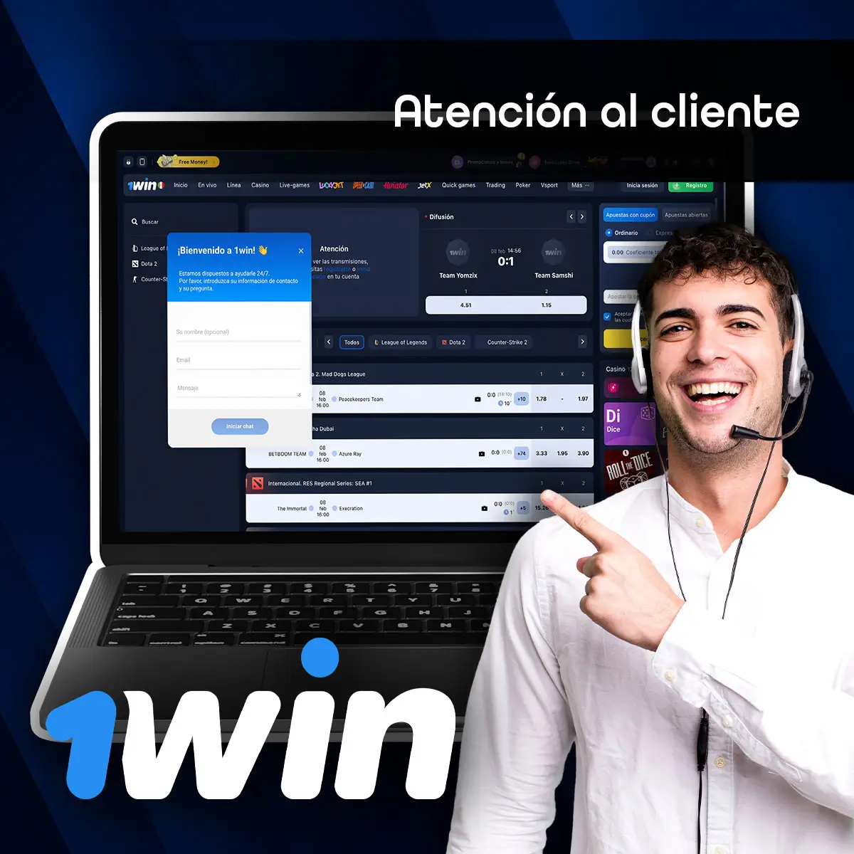 Preguntas frecuentes sobre 1Win eSports.