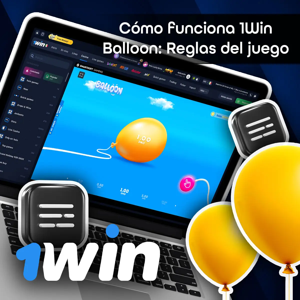 Reglas de 1win Balloon